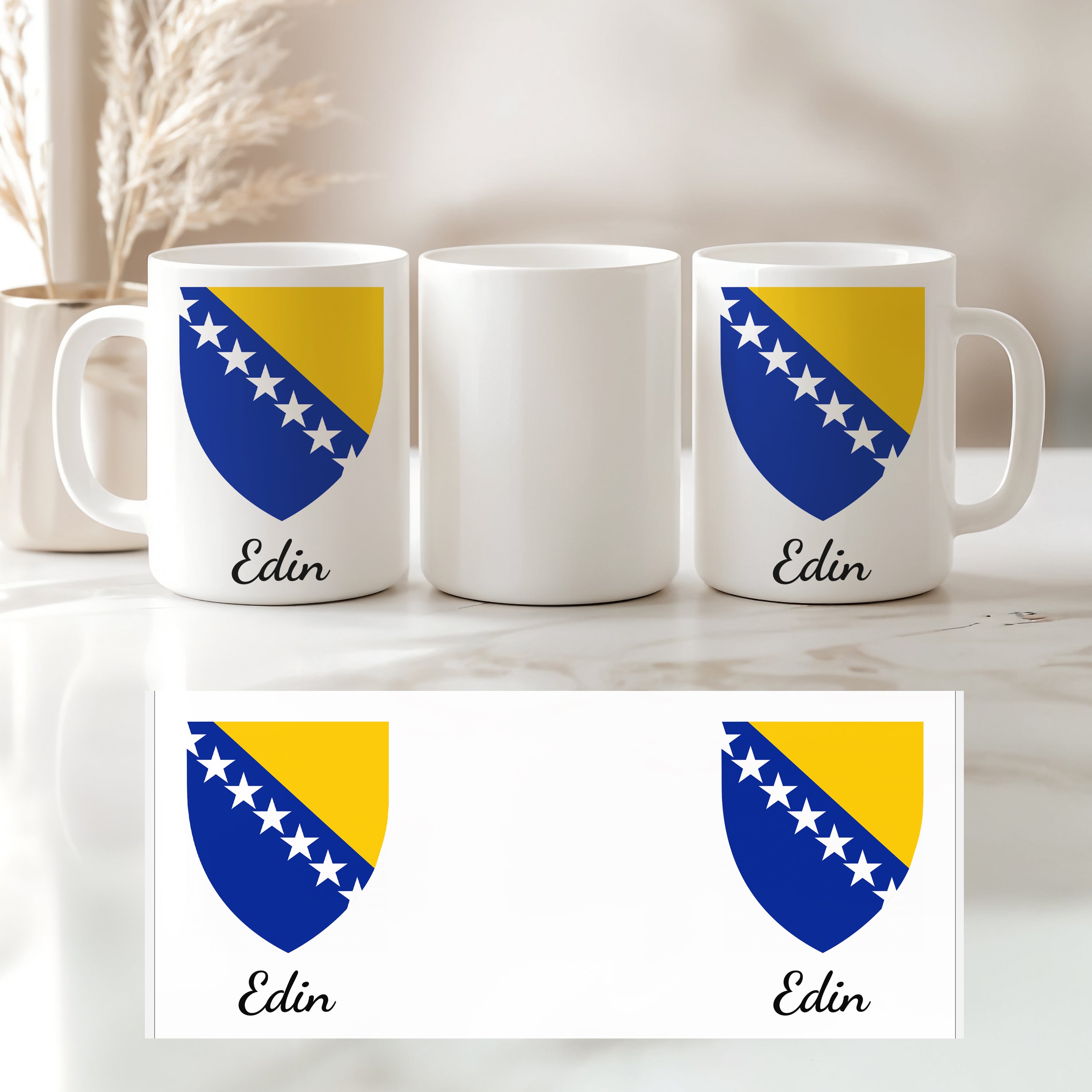 Bosnien Tasse personalisiert mit Logo & Wunschnamen