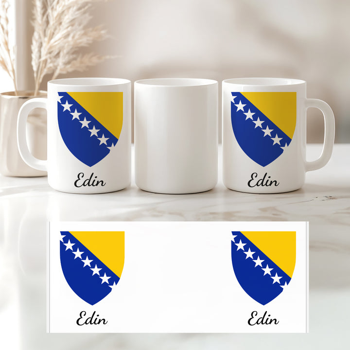 Bosnien Tasse personalisiert mit Logo & Wunschnamen