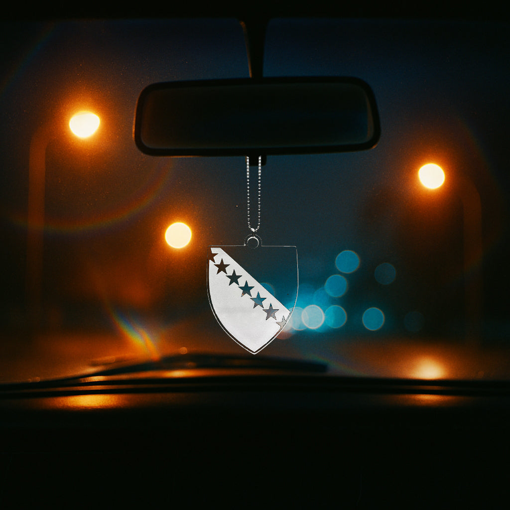 Bosnien & Herzegowina Acryl Anhänger für den Rückspiegel