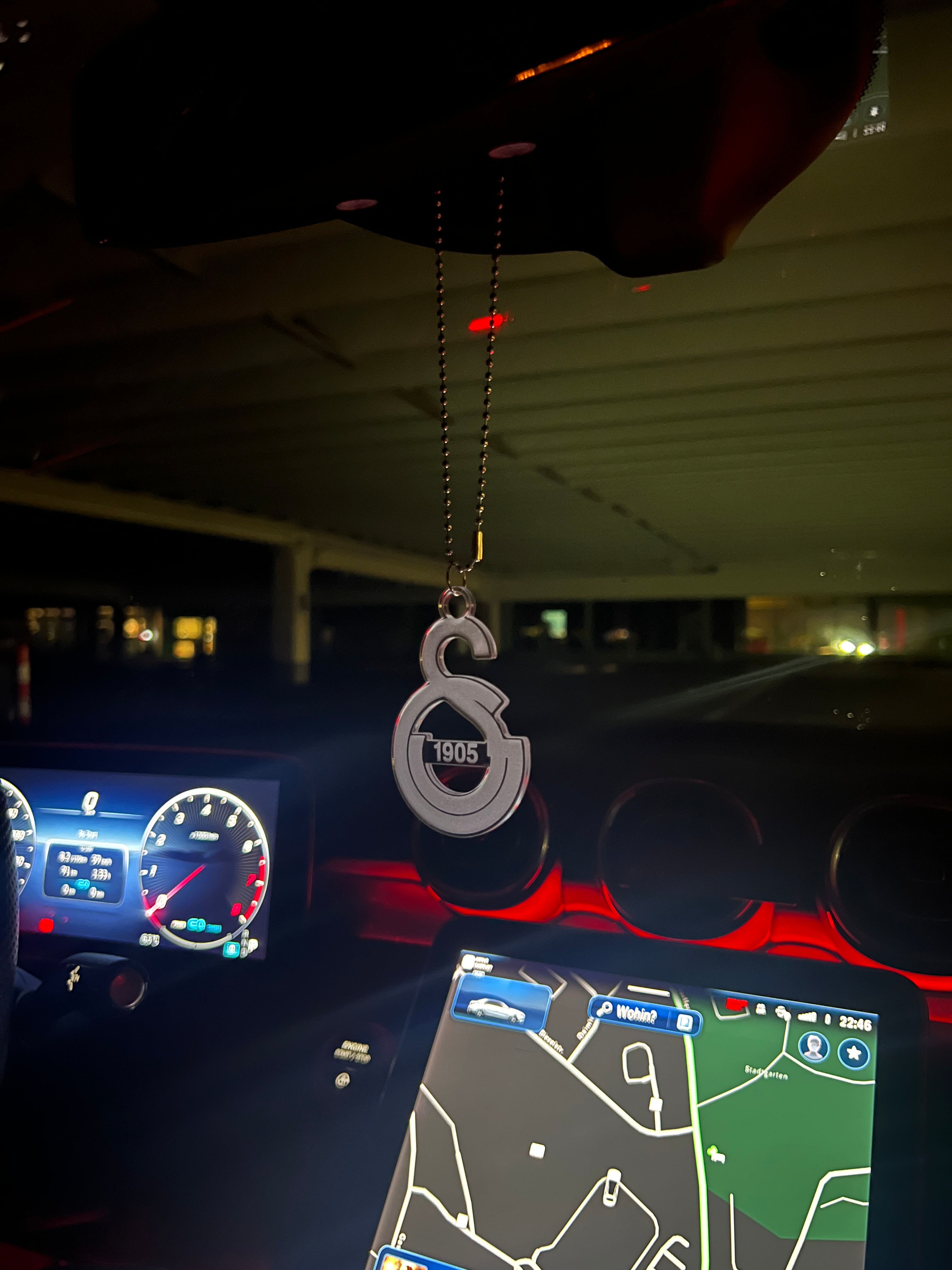 Galatasaray Acryl  Rückspiegel Anhänger Auto Acryl