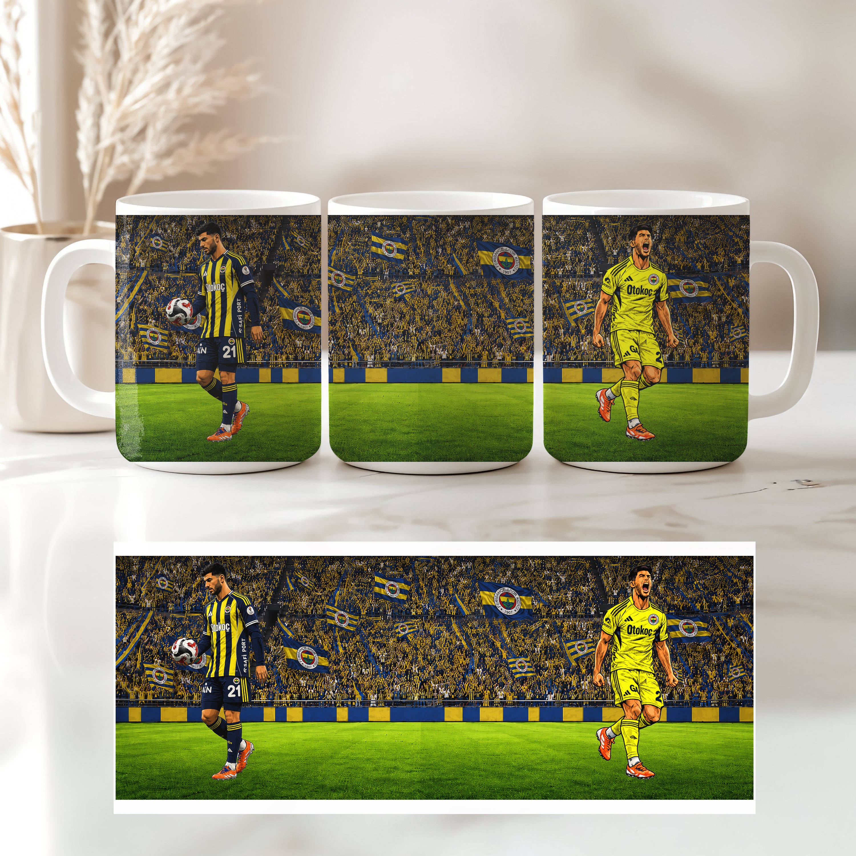 Personalisierte Fenerbahçe Tasse | Marco Asensio | Geschenk