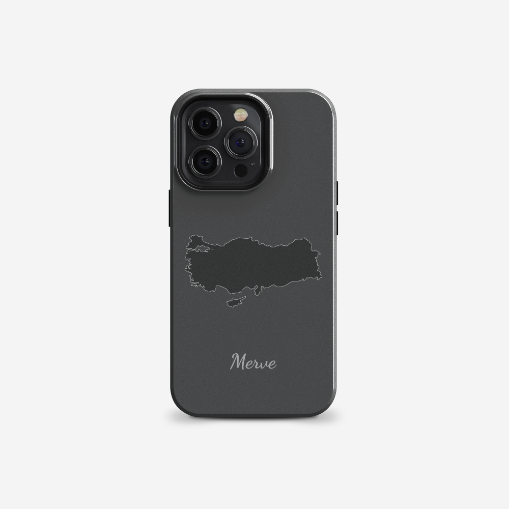 Personalisierte Türkei Handyhülle – Modernes Design mit deinem Namen!