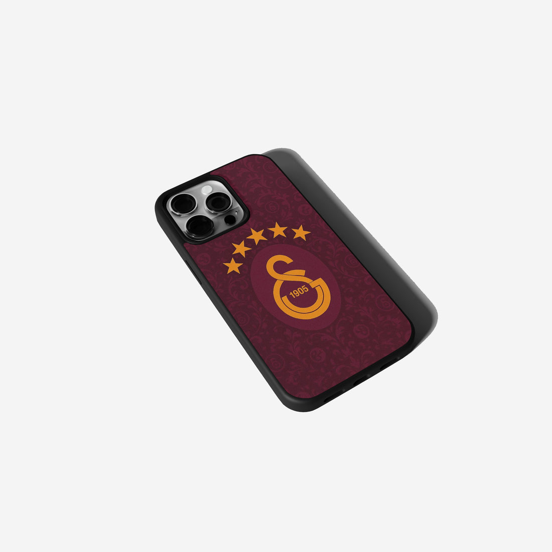 Galatasaray Hülle Rotes Design mit Logo Handyhülle für iPhone & Samsung, GS Fan