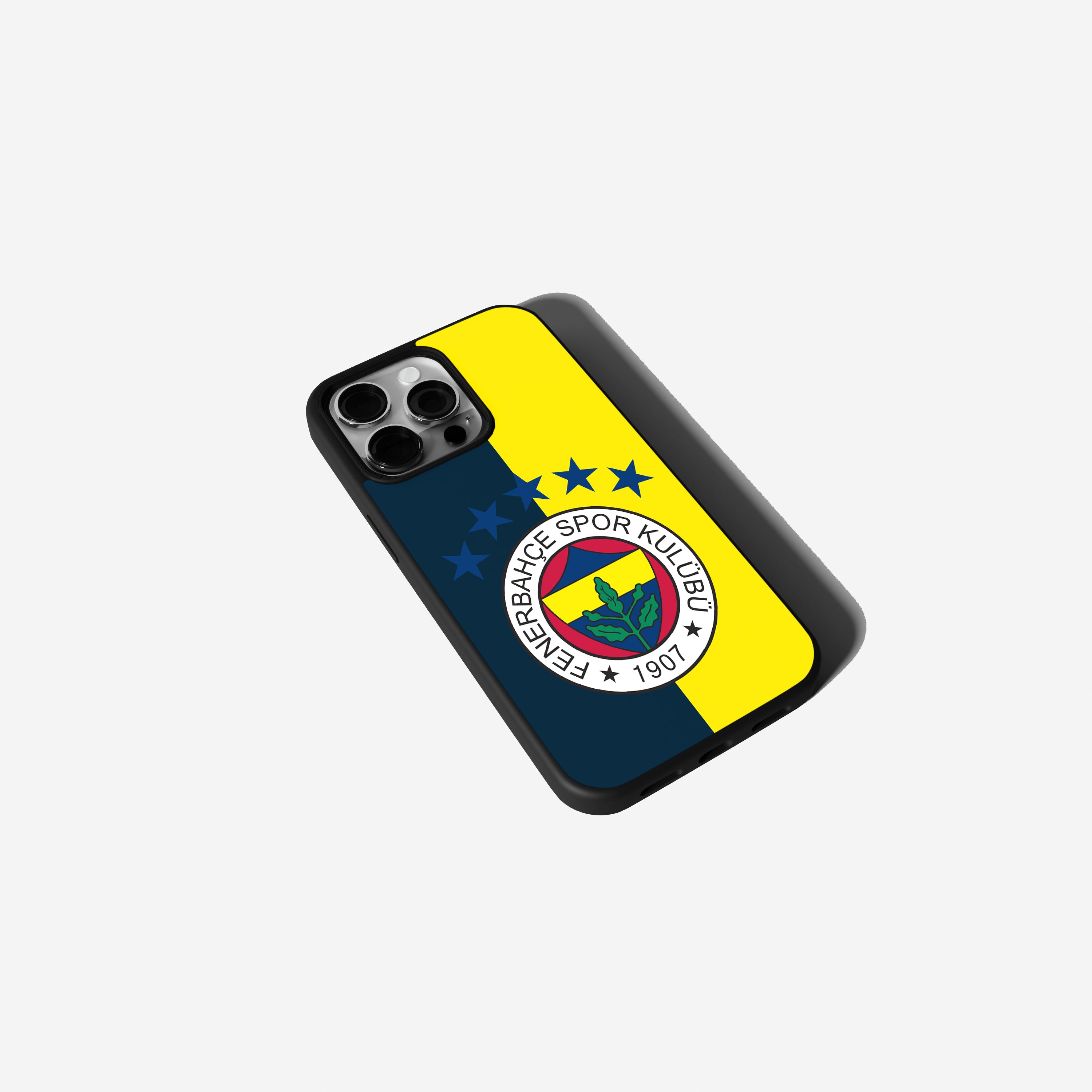 Fenerbahçe Handyhülle Gelb Blau mit Logo