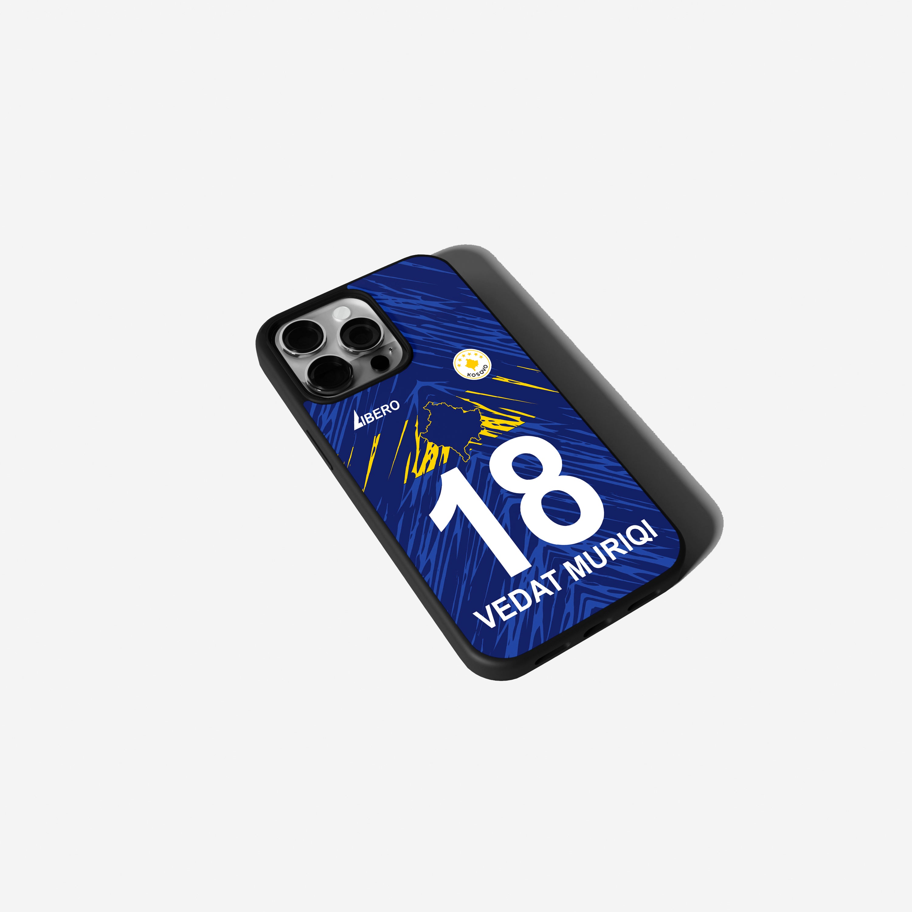 Kosovo Handyhülle Trikot Design – Fußball Hülle für alle iPhone & Samsung Modelle