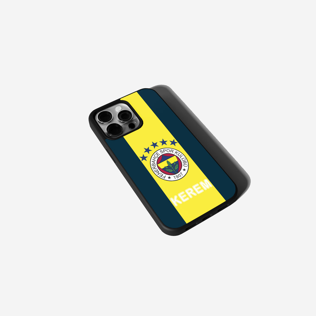 Fenerbahce Handyhülle mit Logo Gelb-Blau