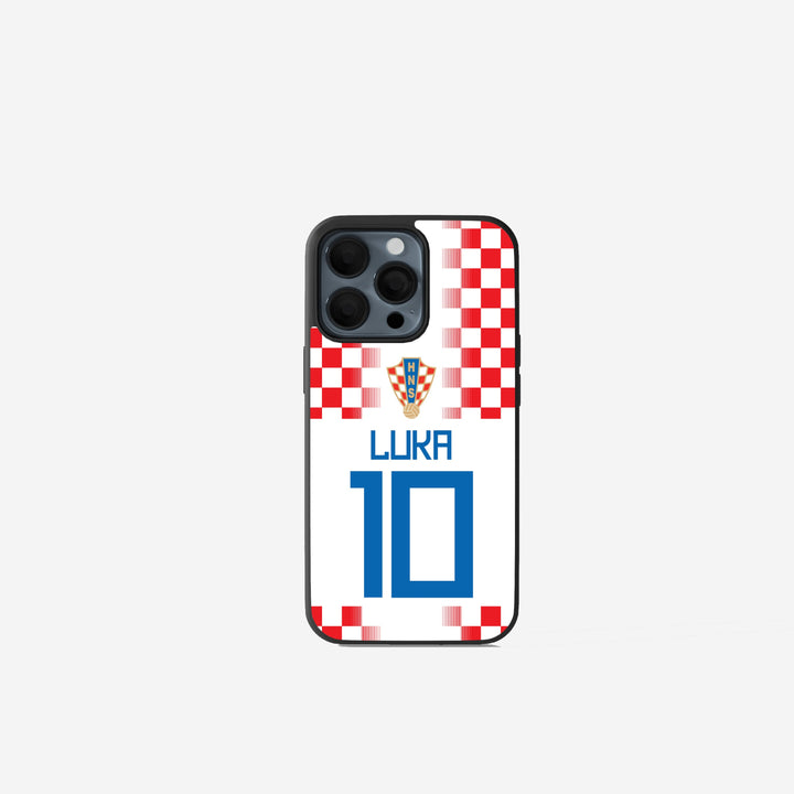 Kroatien Handyhülle im Trikot-Design zur WM 2026. Hochwertiger Druck, perfekter Schutz, starkes Nationaldesign. Jetzt als Kroatien Fanartikel bestellen.
