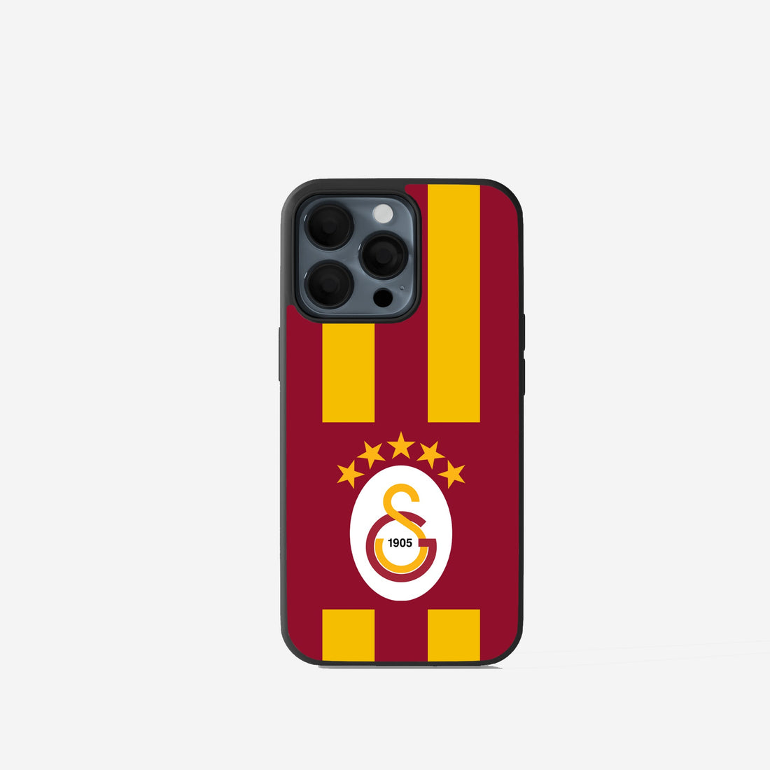 Galatasaray Handyhülle Streifen Design  Rot Gelb mit Logo