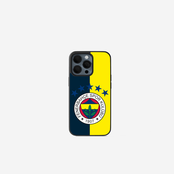 Fenerbahçe Handyhülle Gelb Blau mit Logo