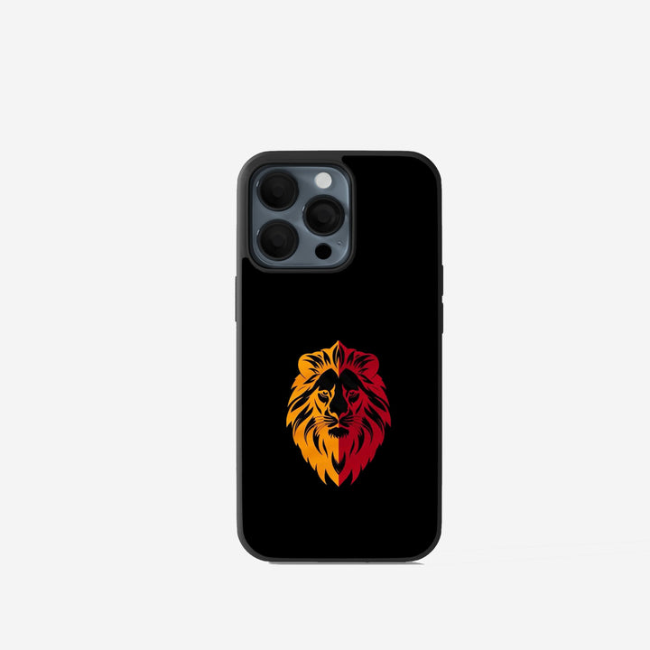Galatasaray Hülle mit Löwe GS Design mit Logo, Handyhülle für iPhone & Samsung