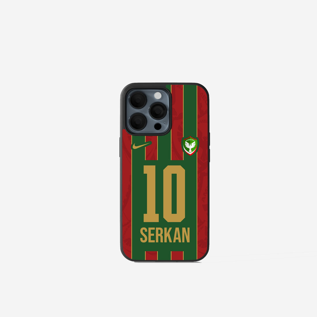 Amedspor Handyhülle im Heimtrikot Design, bedruckte Amedspor Phone Case mit Vereinsfarben in Gelb-Rot