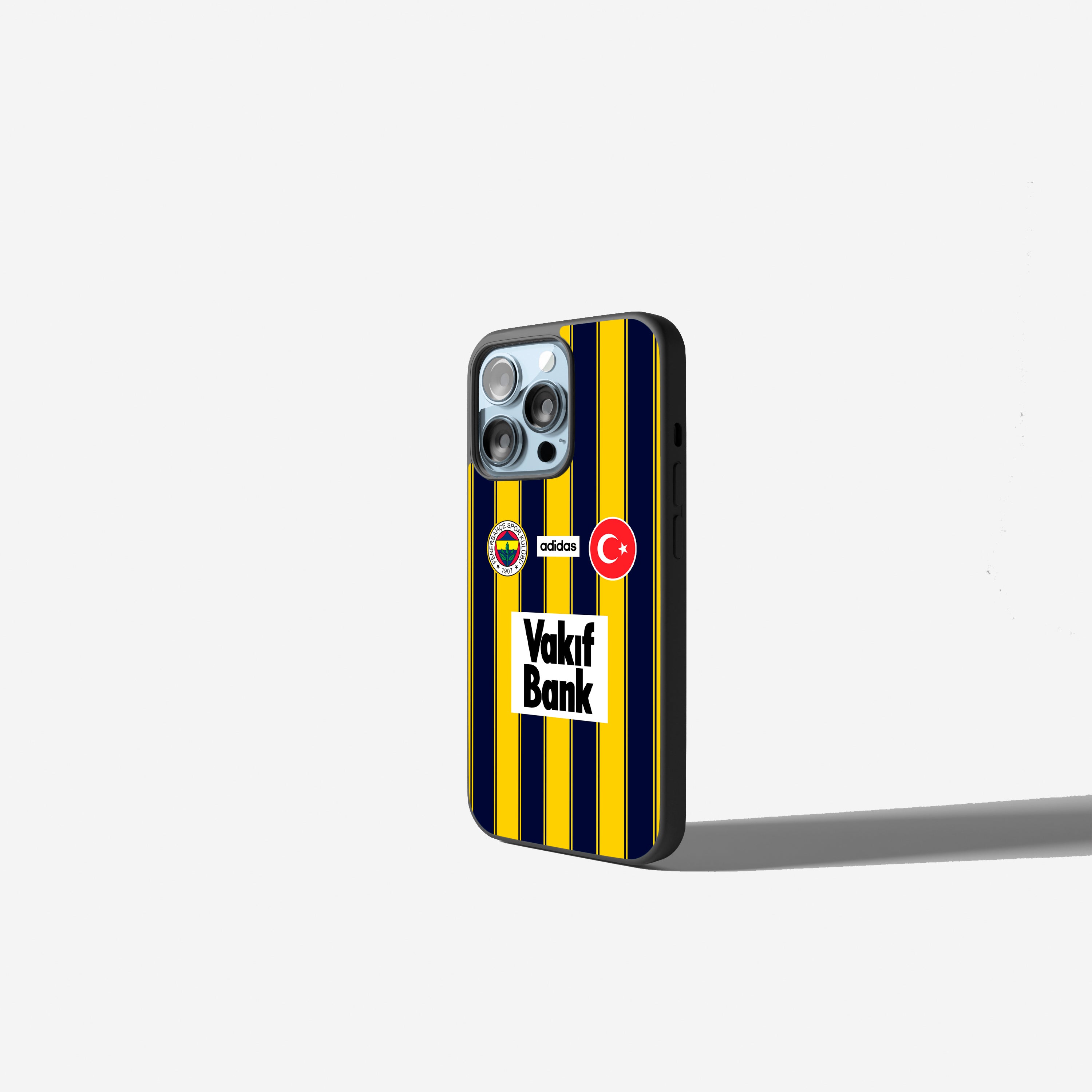 Fenerbahce Retro Handyhülle Kadıköy Case in Gelb-Blau