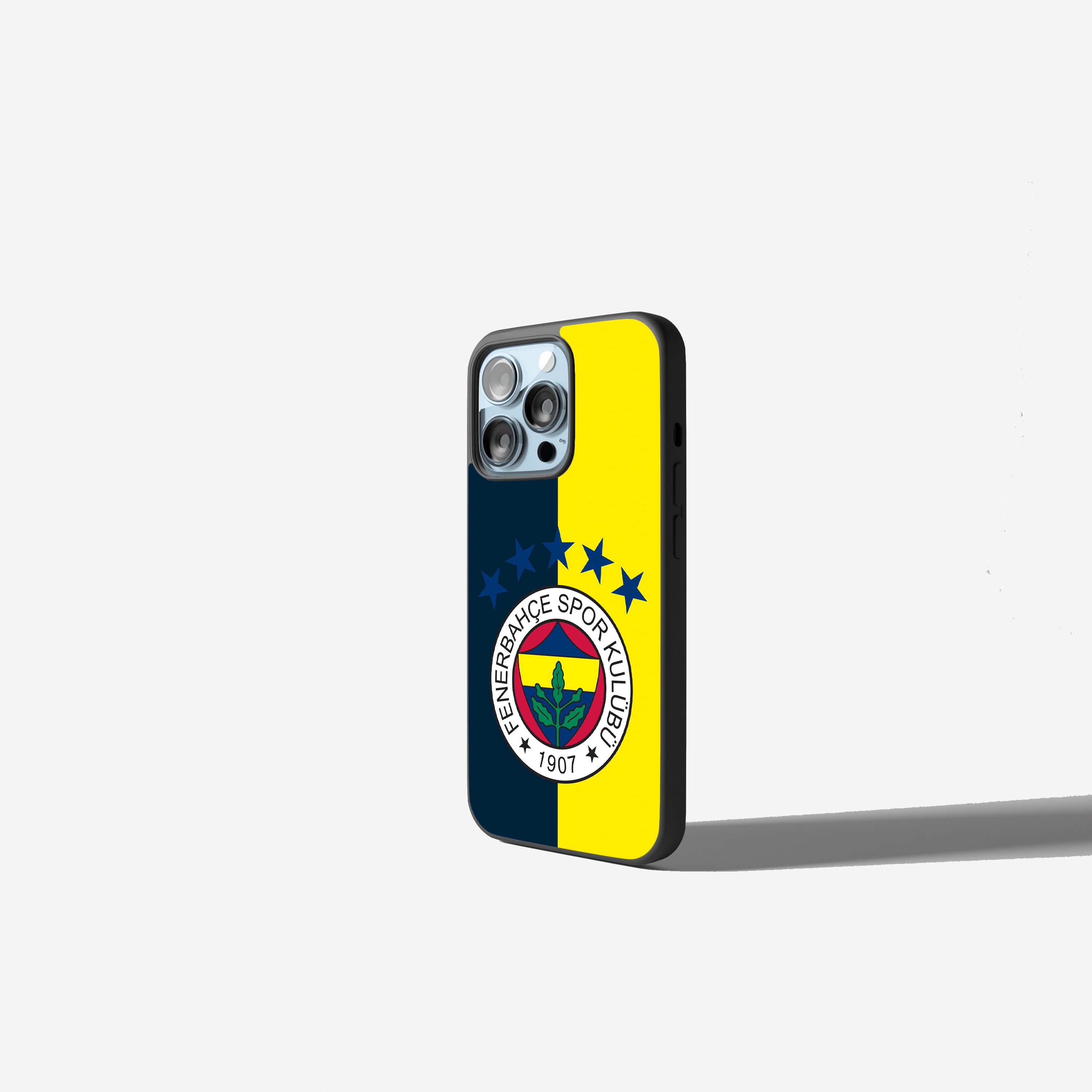Fenerbahçe Handyhülle Gelb Blau mit Logo