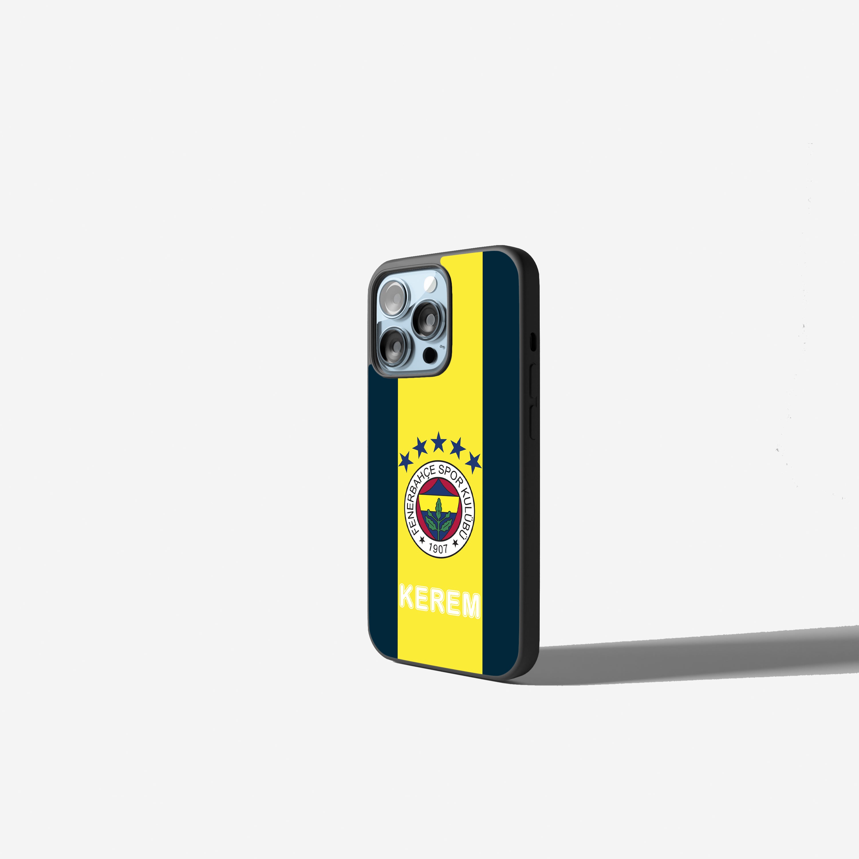 Fenerbahce Handyhülle mit Logo Gelb-Blau