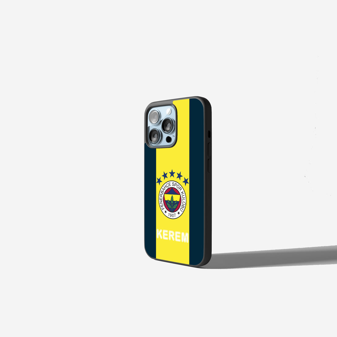 Fenerbahce Handyhülle mit Logo Gelb-Blau