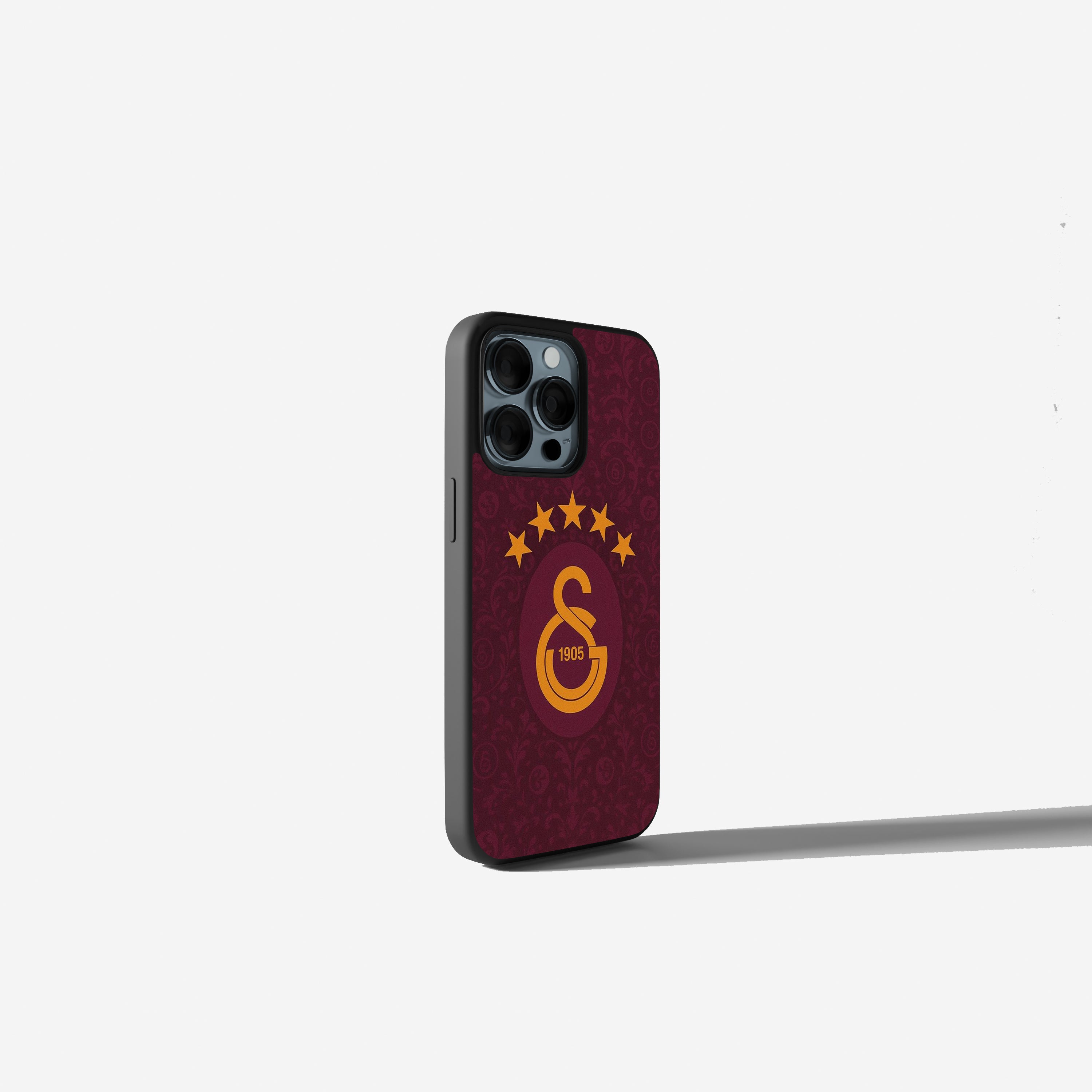 Galatasaray Hülle Rotes Design mit Logo Handyhülle für iPhone & Samsung, GS Fan