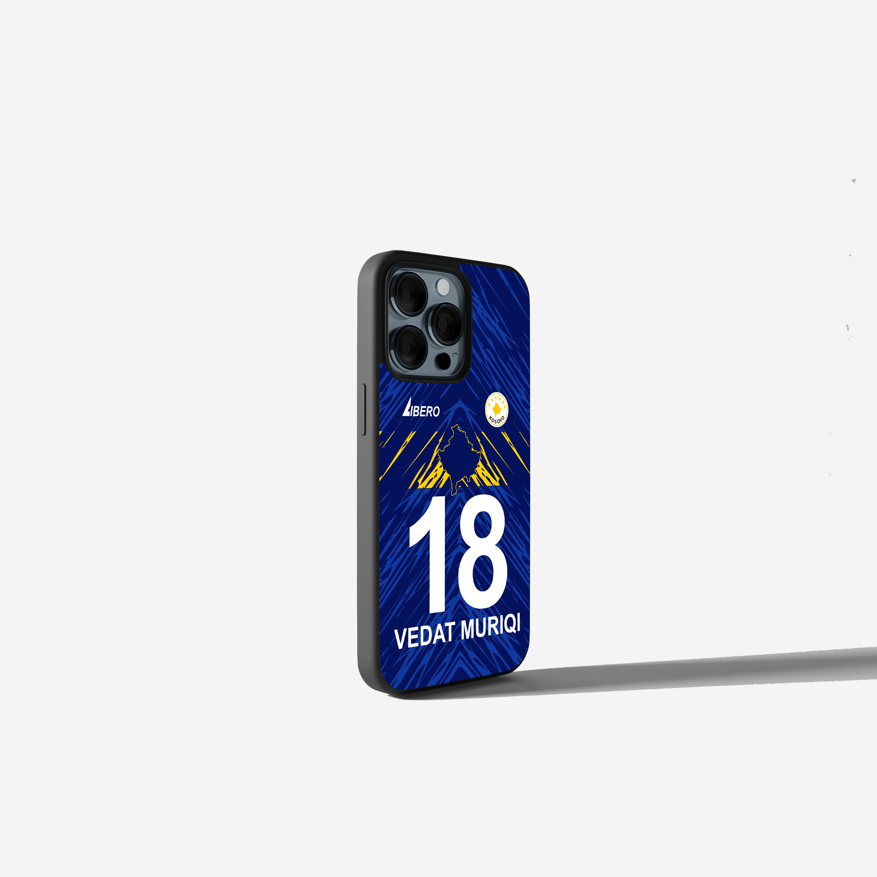Kosovo Handyhülle Trikot Design – Fußball Hülle für alle iPhone & Samsung Modelle