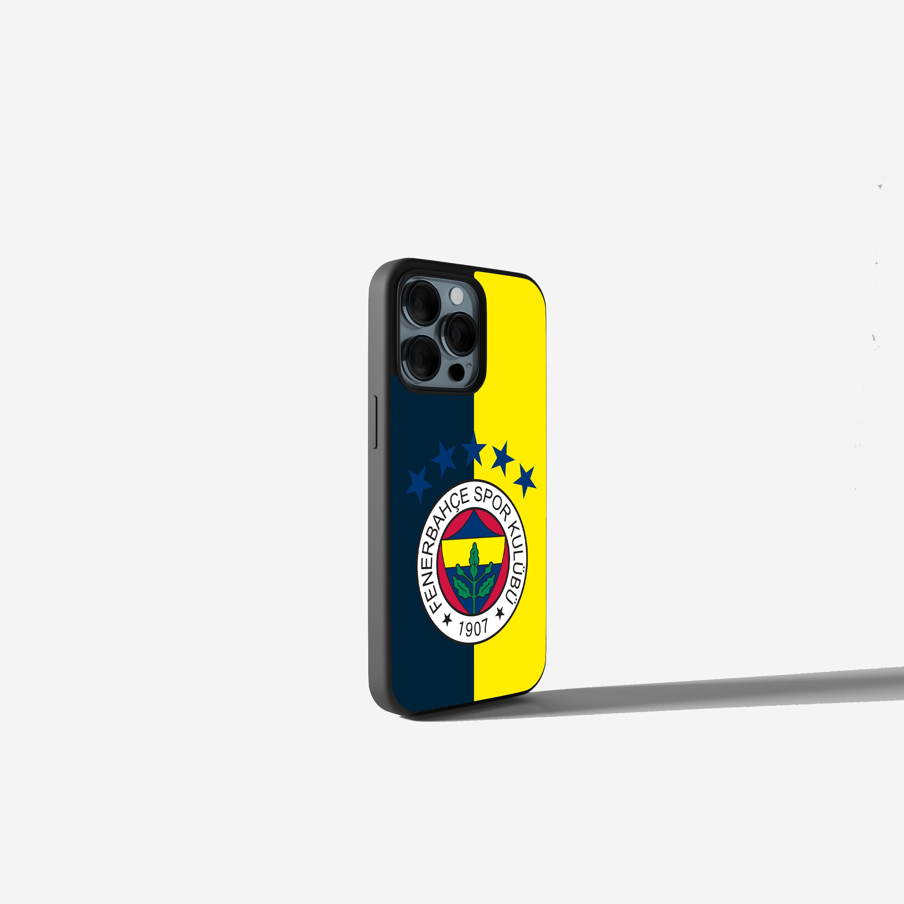 Fenerbahçe Handyhülle Gelb Blau mit Logo