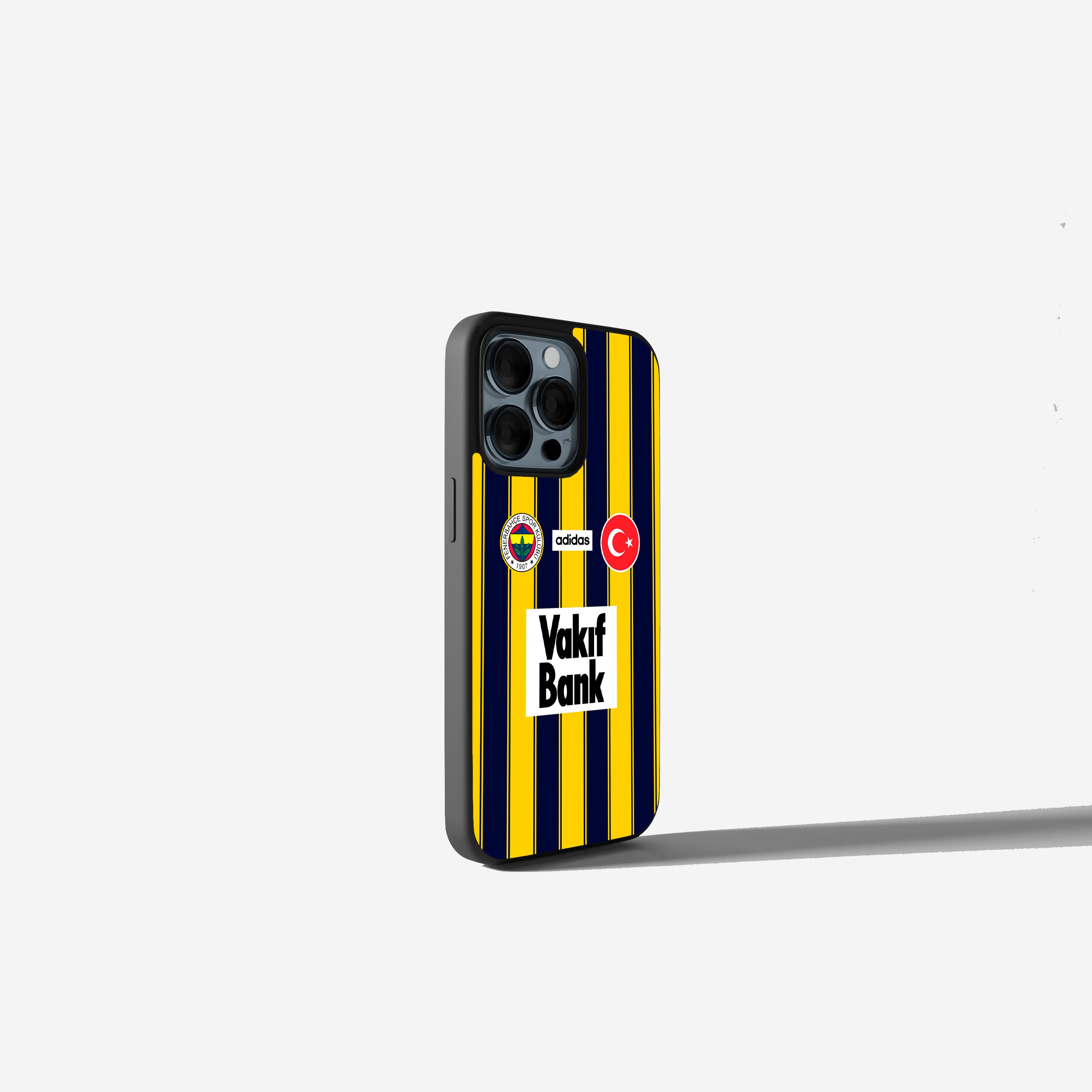 Fenerbahce Retro Handyhülle Kadıköy Case in Gelb-Blau