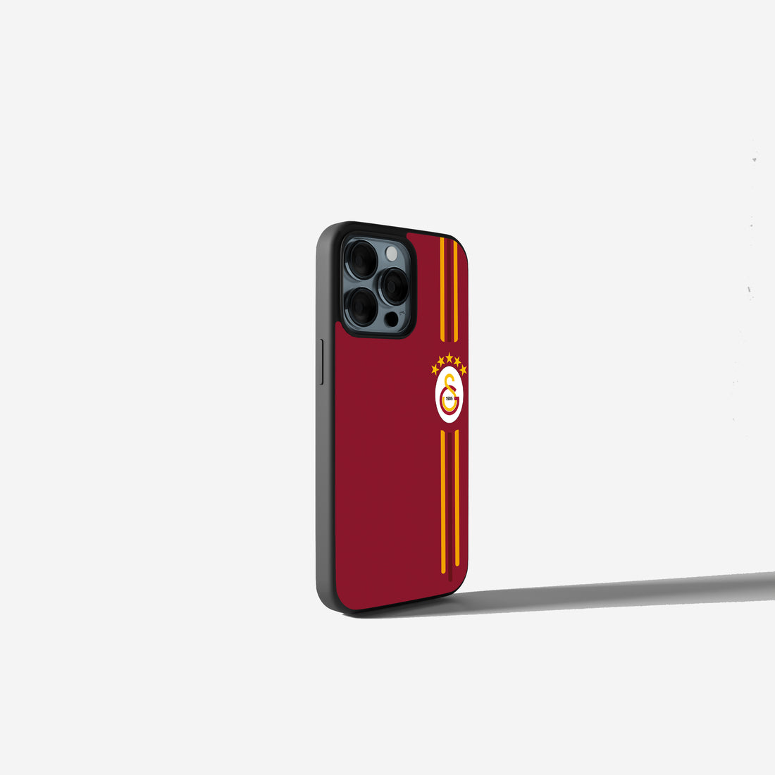 Galatasaray Hülle Rot mit Linien & Logo  GS Design Handyhülle für iPhone & Samsung