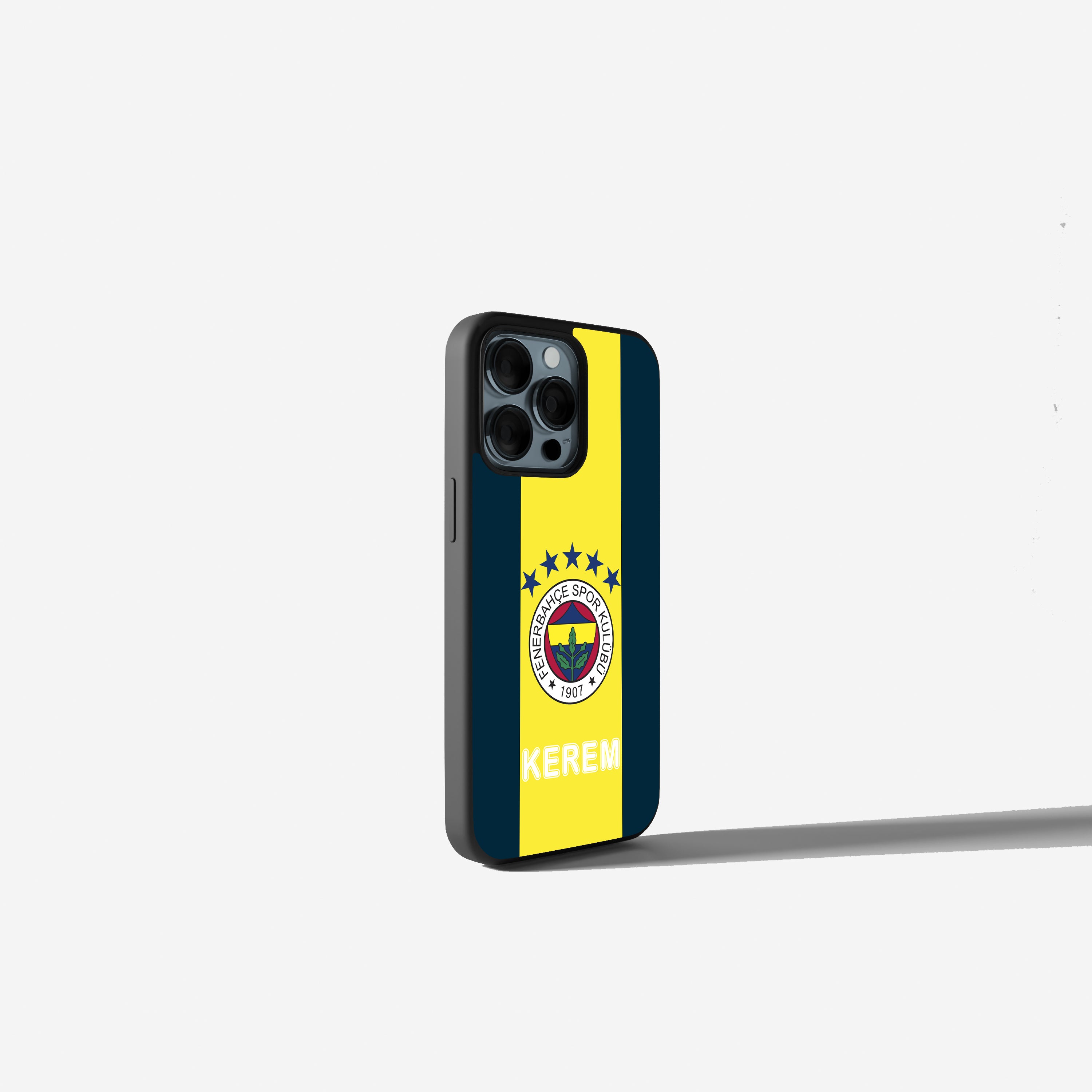 Fenerbahce Handyhülle mit Logo Gelb-Blau