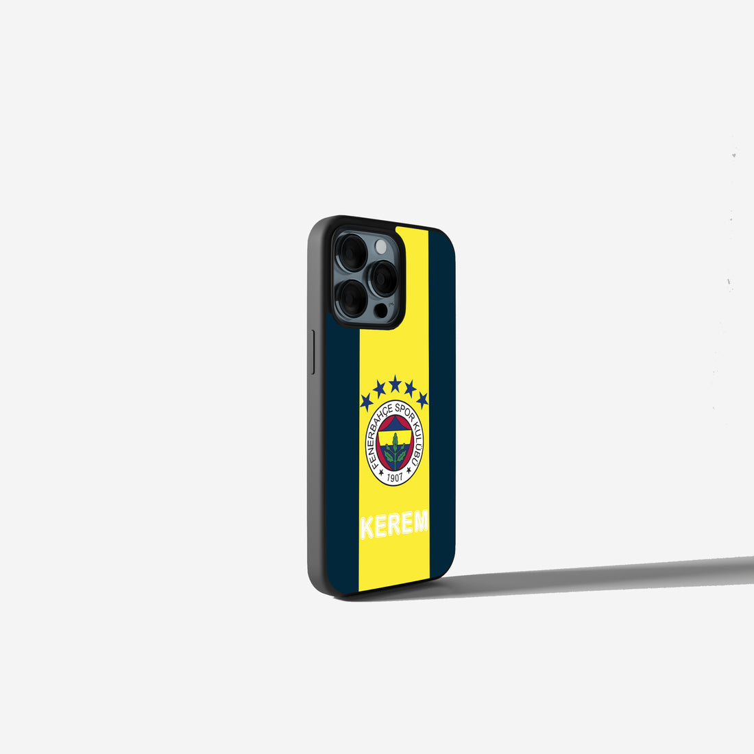 Fenerbahce Handyhülle mit Logo Gelb-Blau
