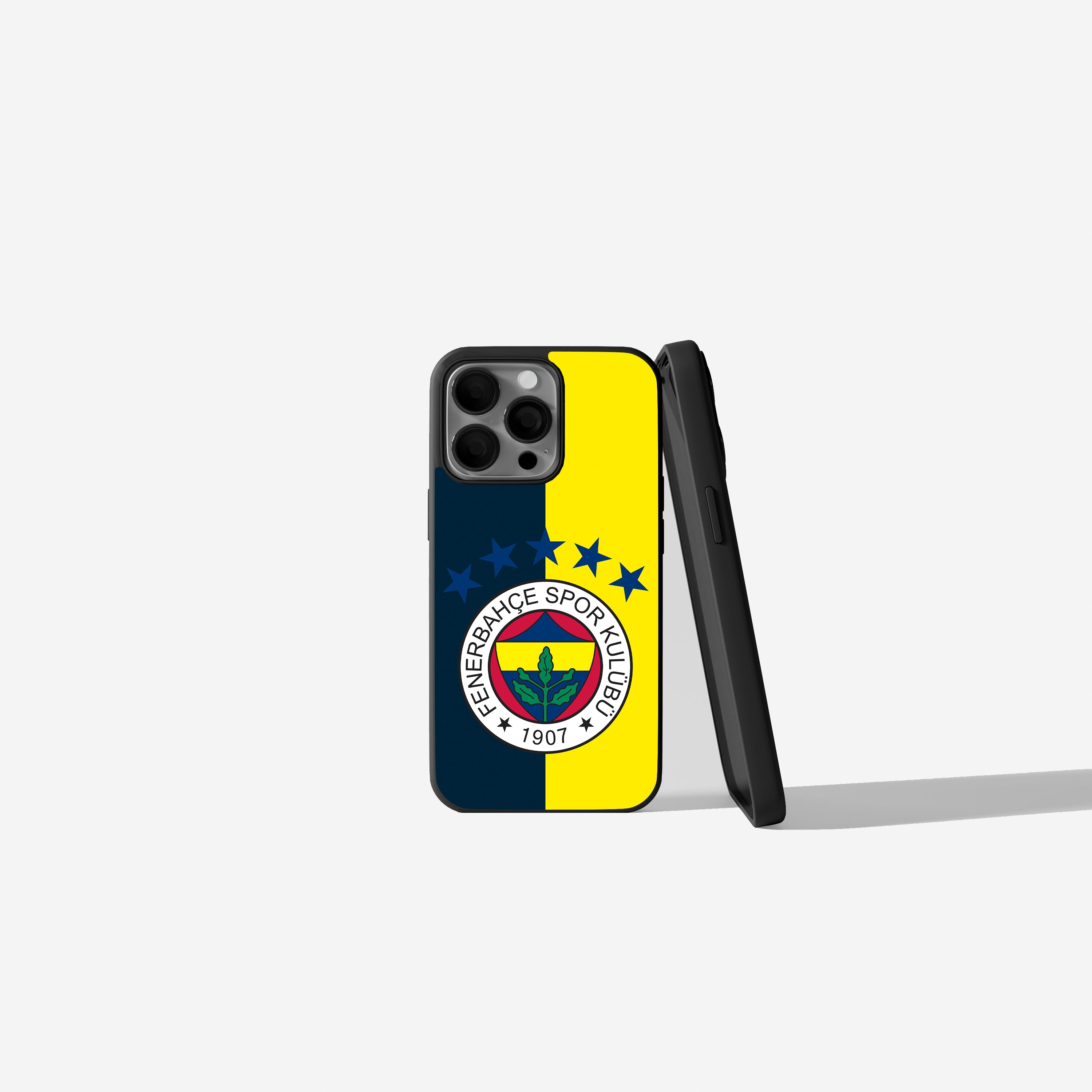 Fenerbahçe Handyhülle Gelb Blau mit Logo