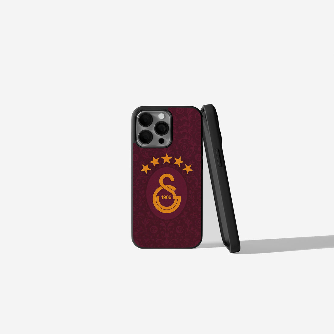 Galatasaray Hülle Rotes Design mit Logo Handyhülle für iPhone & Samsung, GS Fan