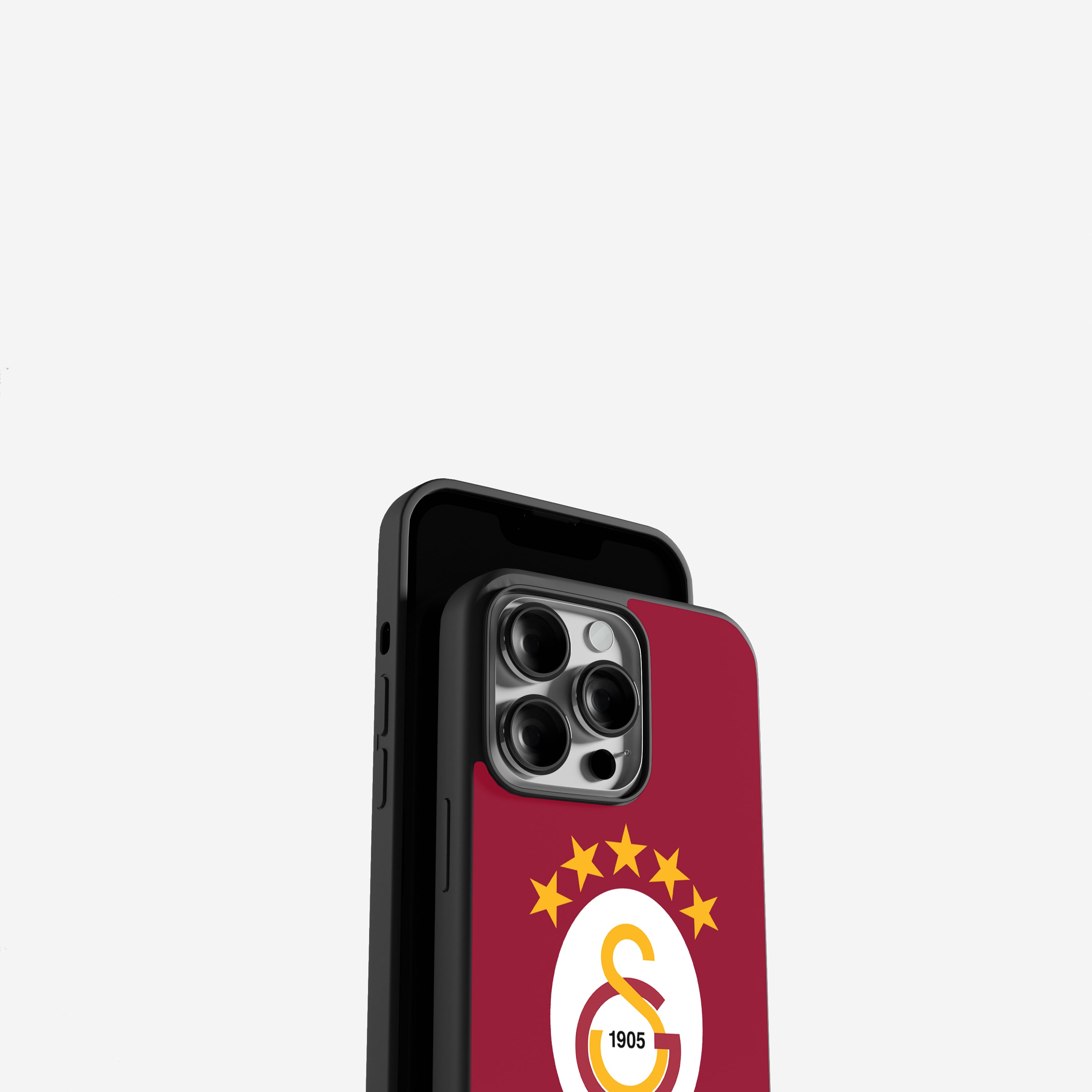 Galatasaray Handyhülle mit Logo & Atatürk Schrift Silikon Case perfekte Geschenkidee für Gala Anhänger
