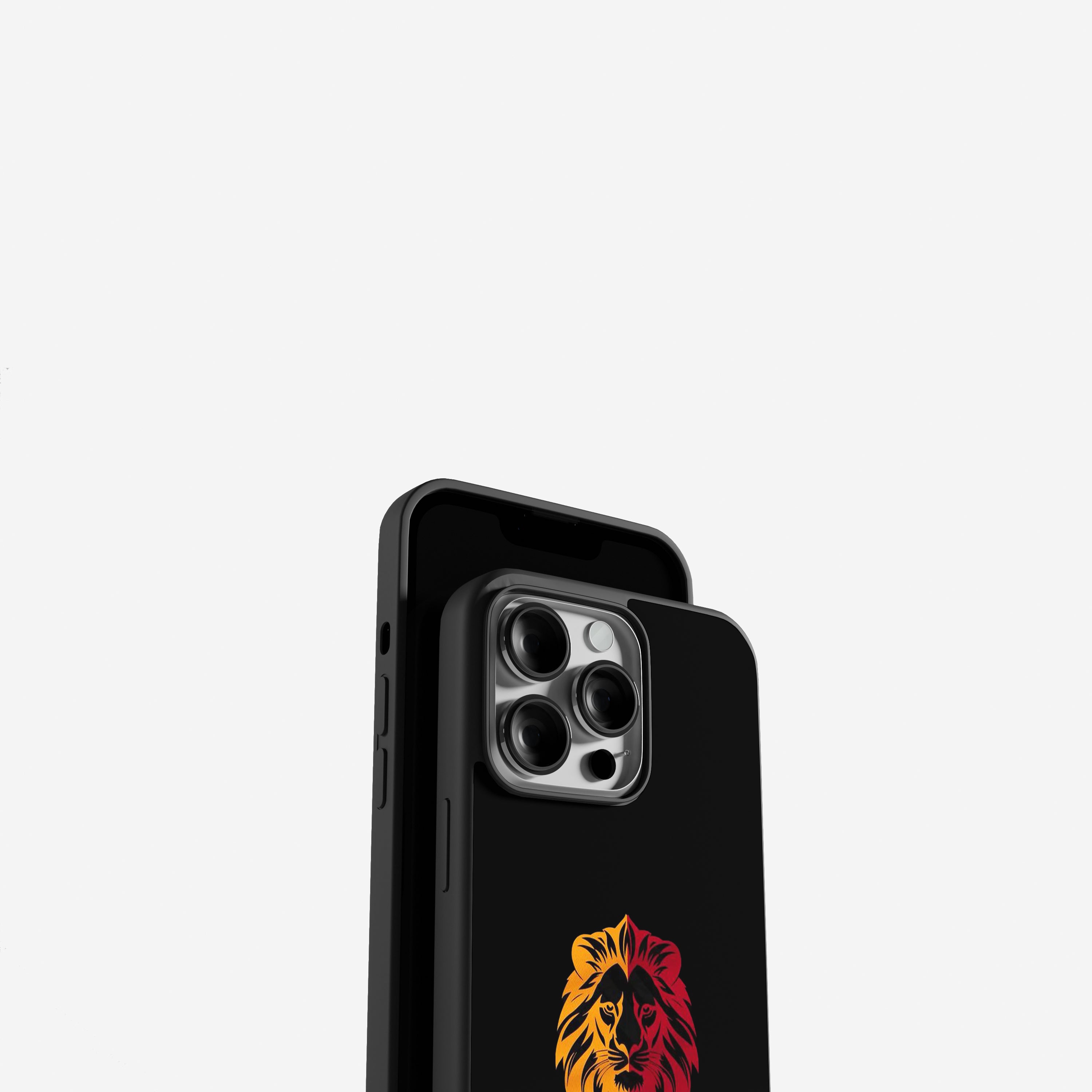 Galatasaray Hülle mit Löwe GS Design mit Logo, Handyhülle für iPhone & Samsung