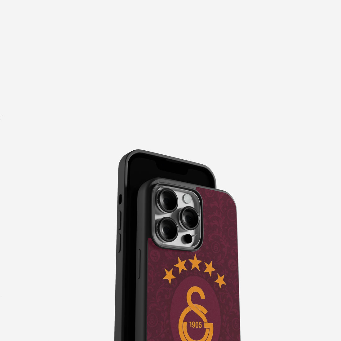 Galatasaray Hülle Rotes Design mit Logo Handyhülle für iPhone & Samsung, GS Fan
