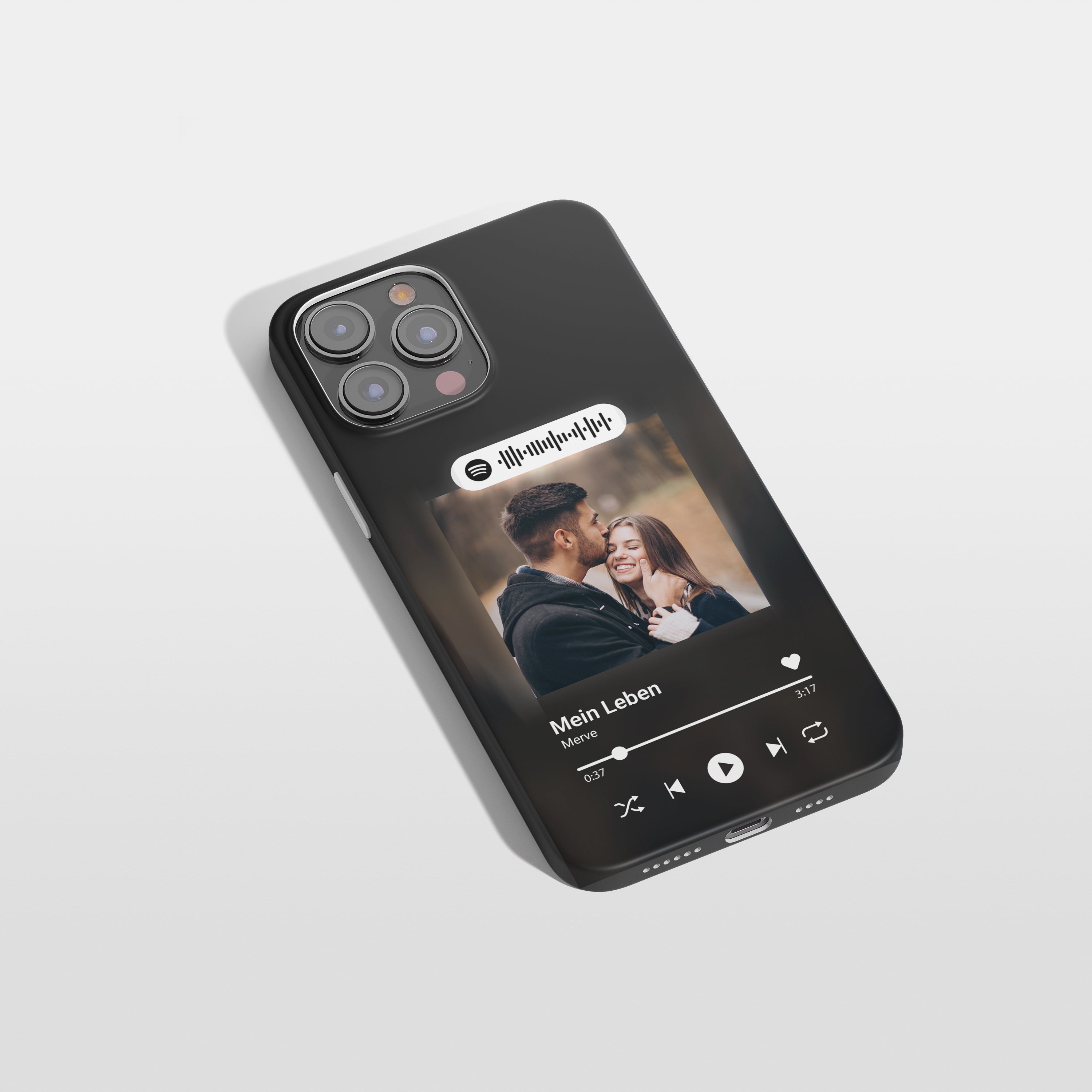 Spotify Cover Handyhülle – Personalisiert mit deinem Song & eigenem Foto