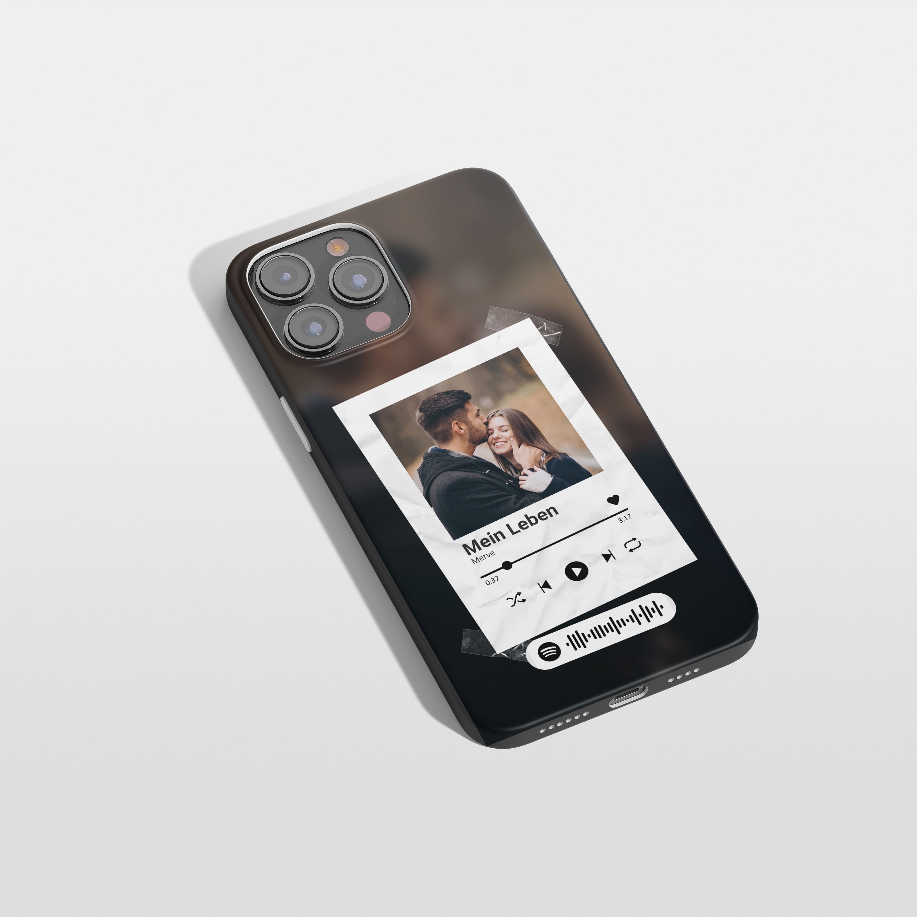 Spotify Song Handyhülle – Persönlich gestaltbar mit Bild & Text