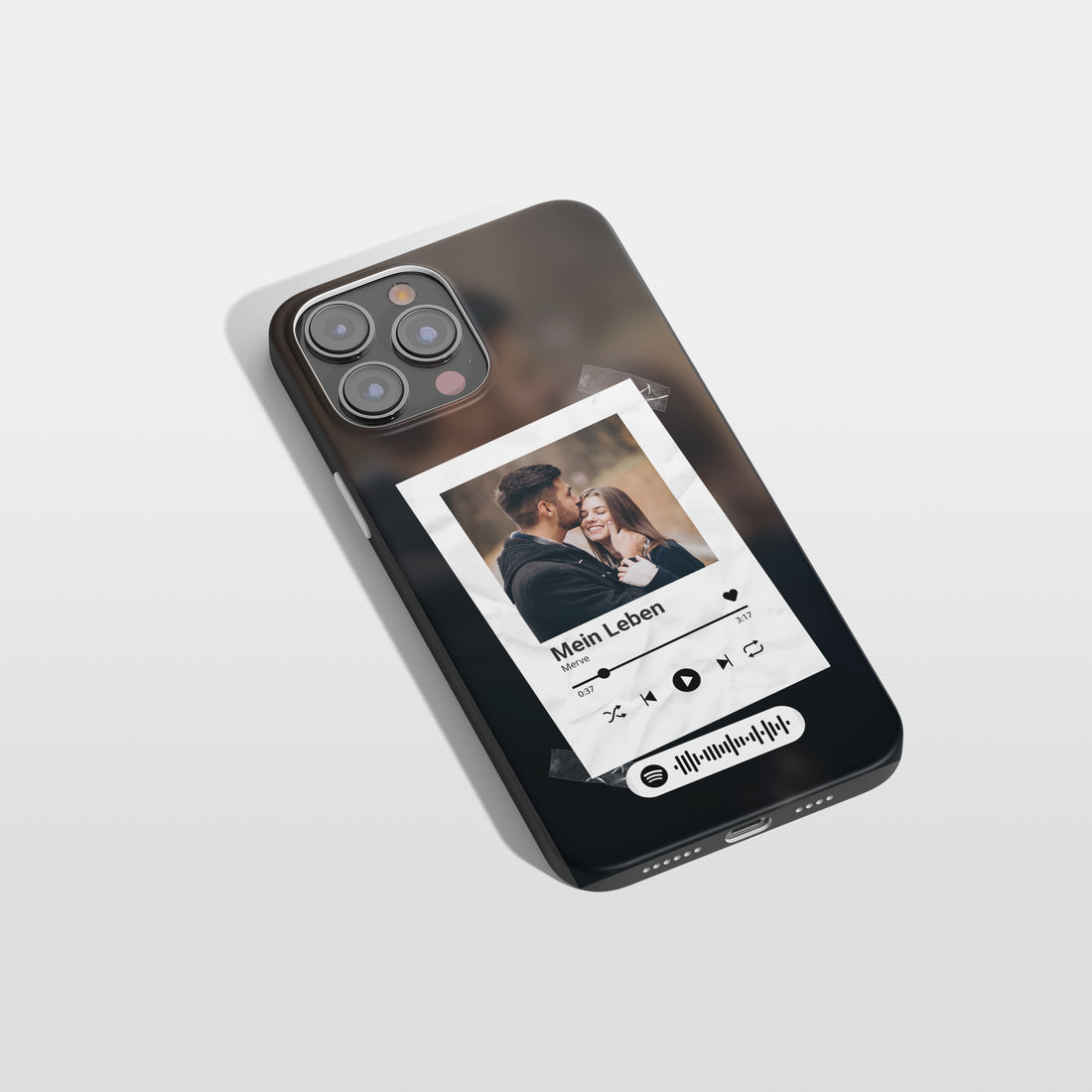 Spotify Song Handyhülle – Persönlich gestaltbar mit Bild & Text