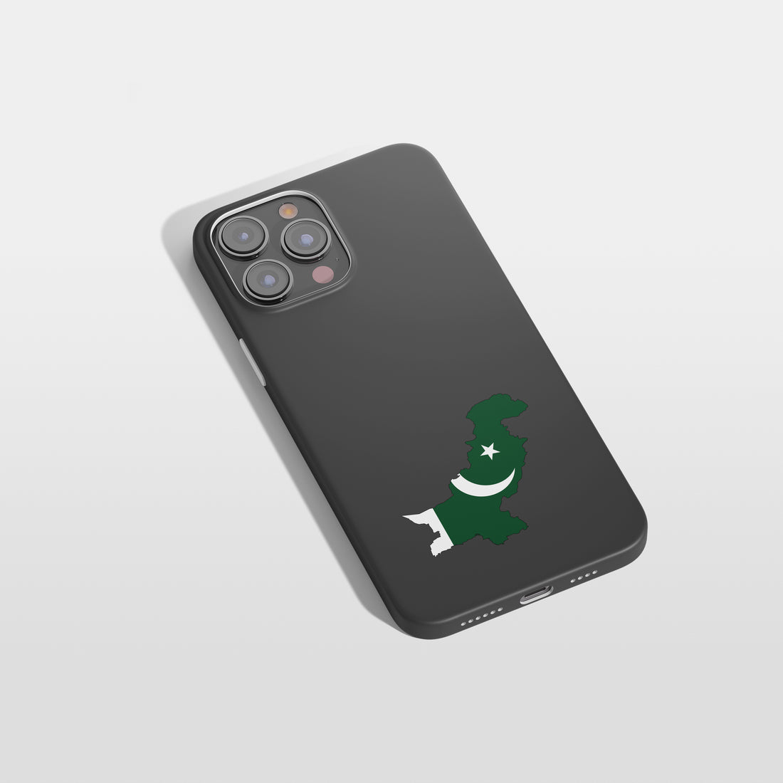 Pakistan Handyhülle mit Länderkarte & Nationalwappen – personalisierbar & stilvoll
