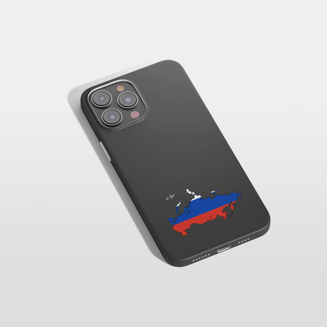 Russland Handyhülle mit Länderkarte & Nationalwappen – personalisierbar & stilvoll