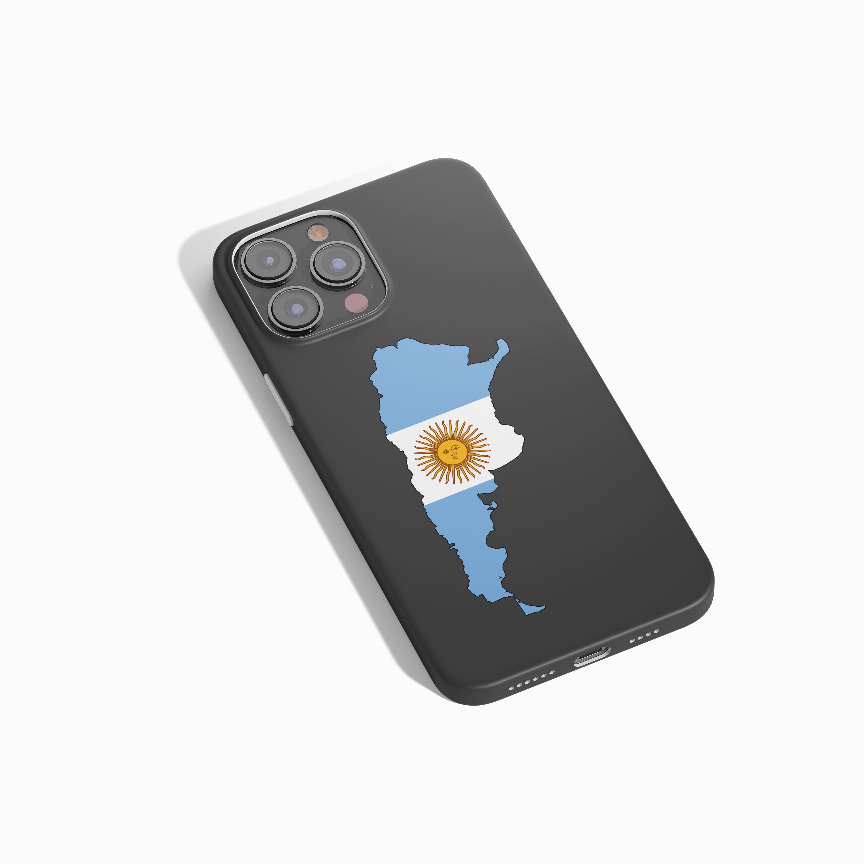 Argentinien Handyhülle mit Länderkarte & Nationalwappen