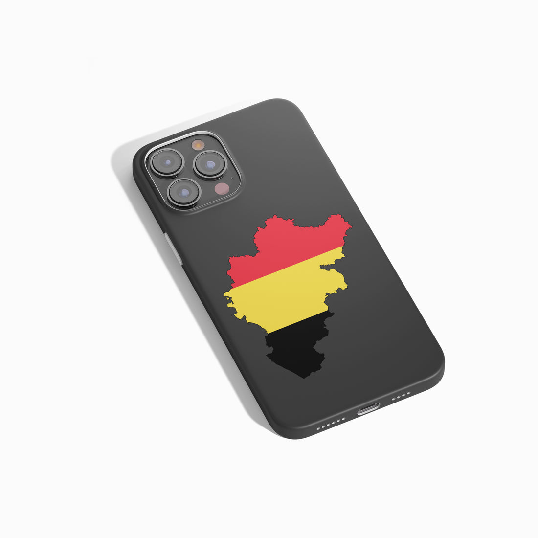Belgien Handyhülle mit Länderkarte & Nationalwappen