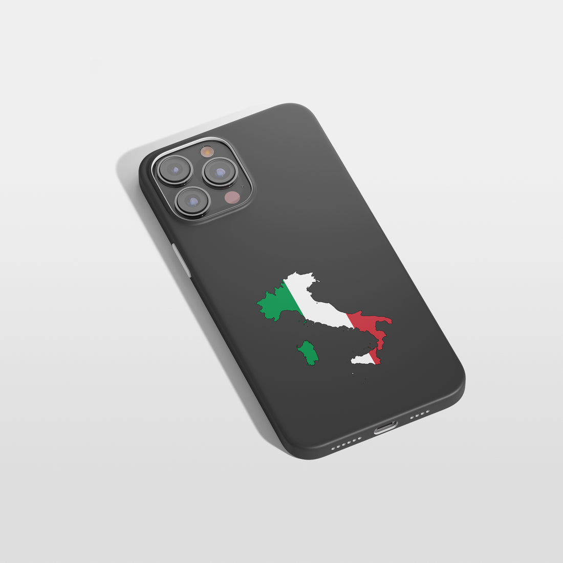 Italien Handyhülle mit Länderkarte & Nationalwappen – robust, stilvoll & personalisierbar