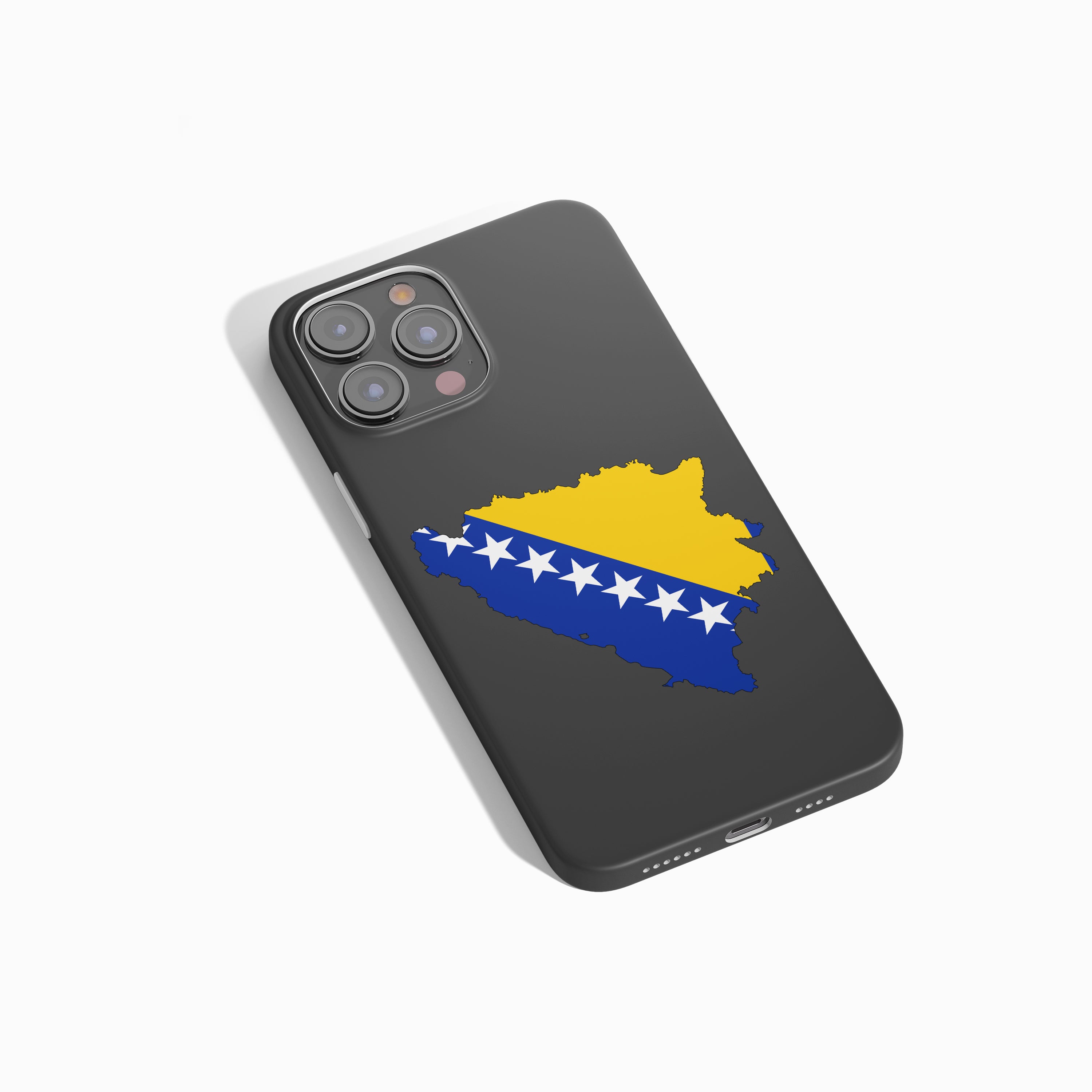 Bosnien Handyhülle mit Länderkarte & Nationalwappen