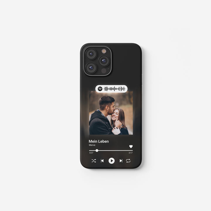 Spotify Cover Handyhülle – Personalisiert mit deinem Song & eigenem Foto