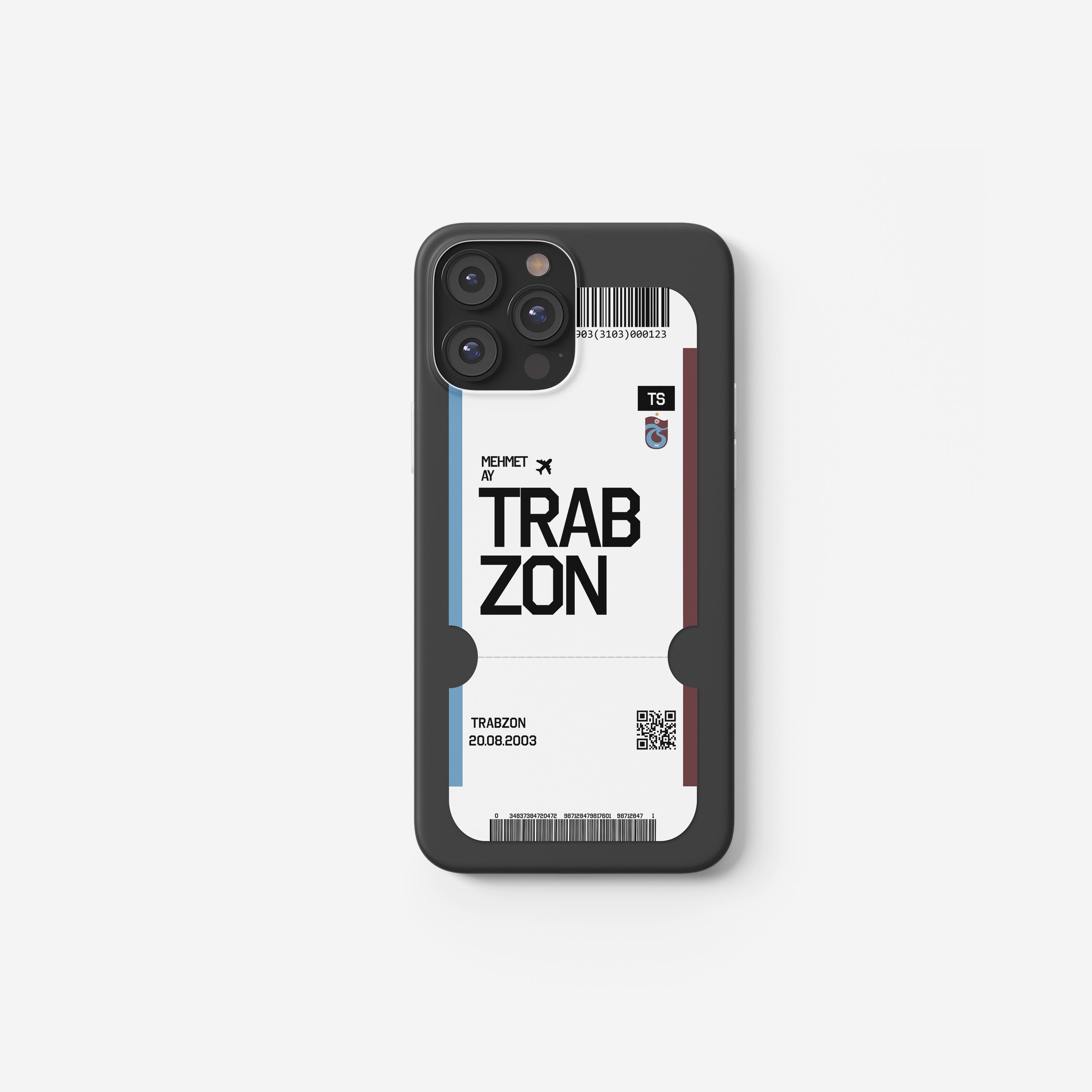 Trabzonspor Handyhülle im Ticket Design