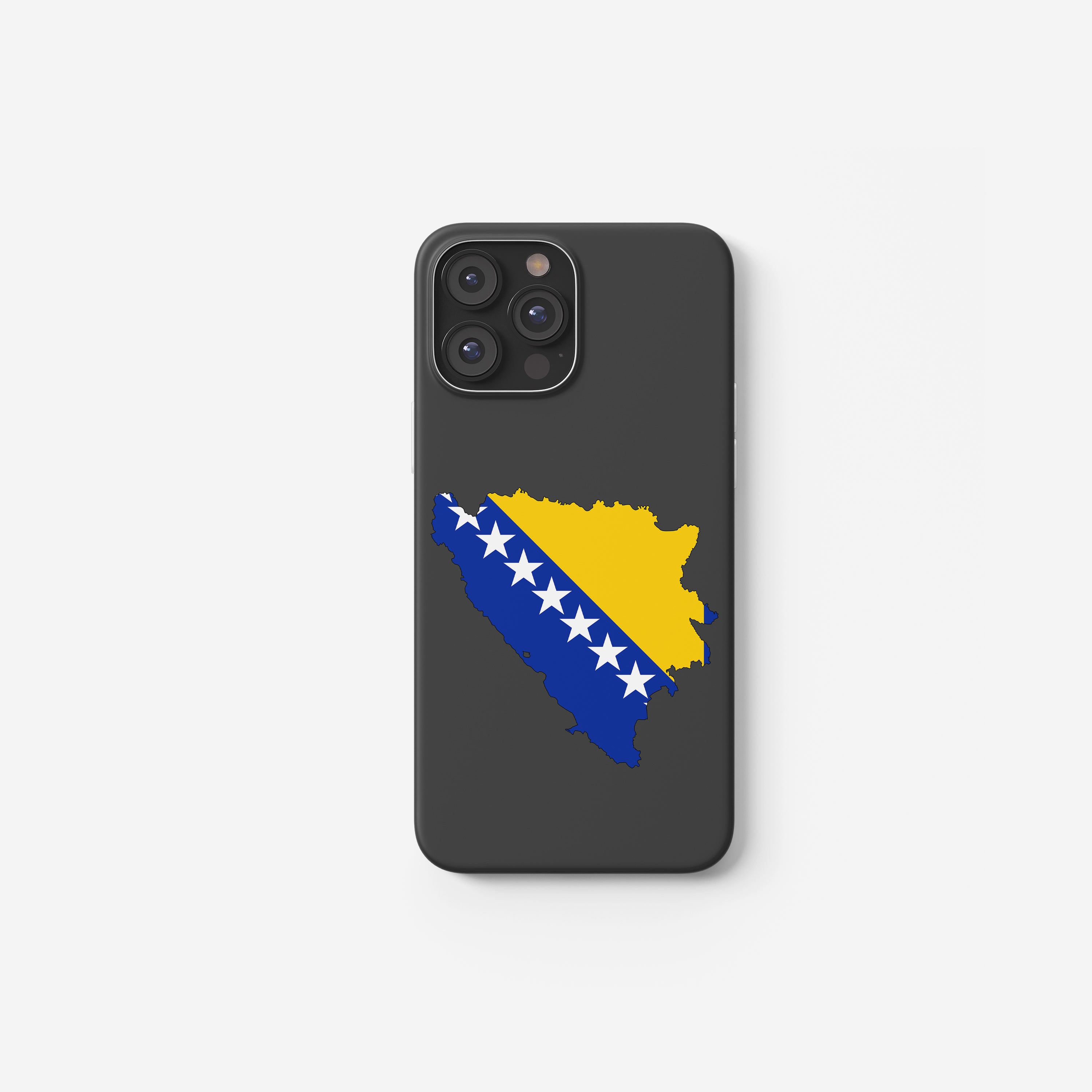Bosnien Handyhülle mit Länderkarte & Nationalwappen