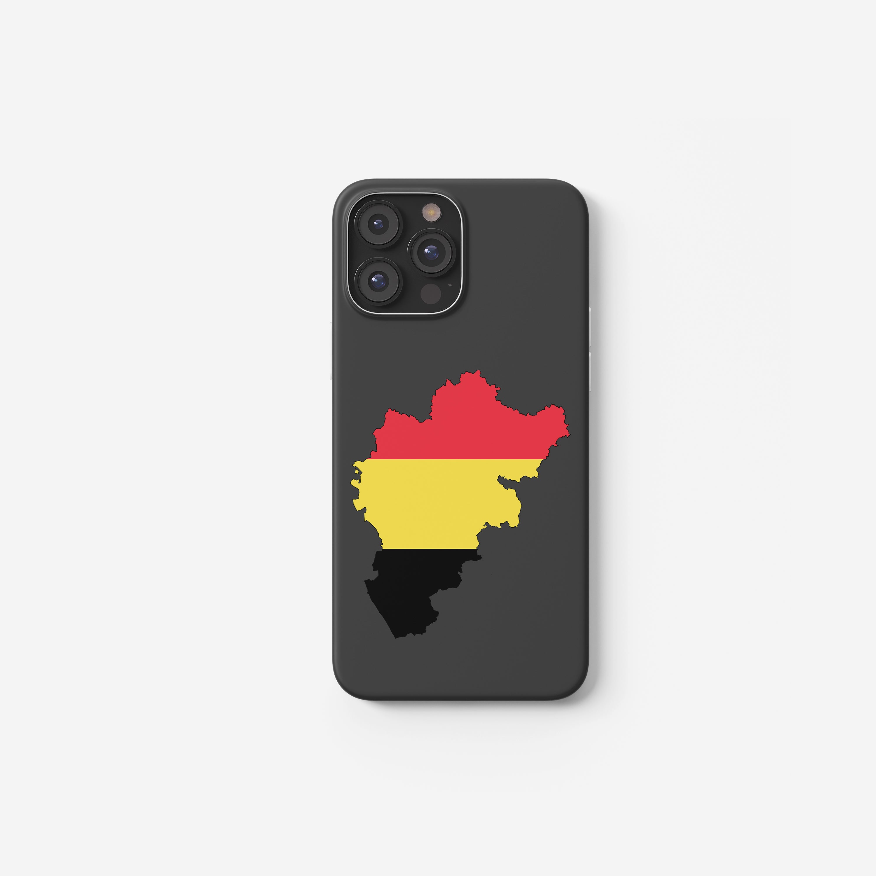 Belgien Handyhülle mit Länderkarte & Nationalwappen