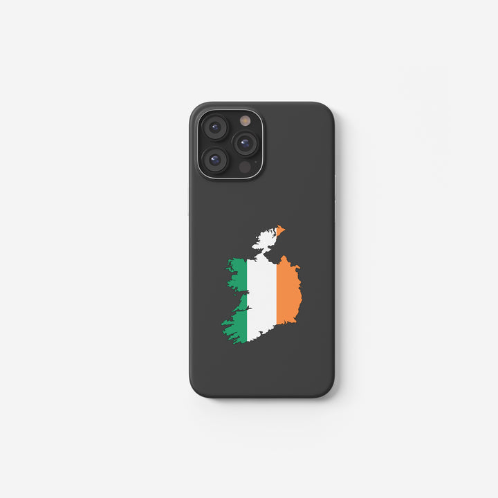 Irland Handyhülle mit Länderkarte & Nationalwappen – robust, stilvoll & personalisierbar