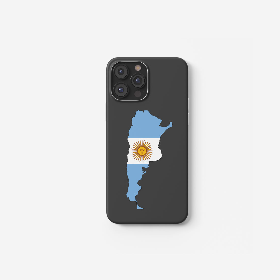 Argentinien Handyhülle mit Länderkarte & Nationalwappen