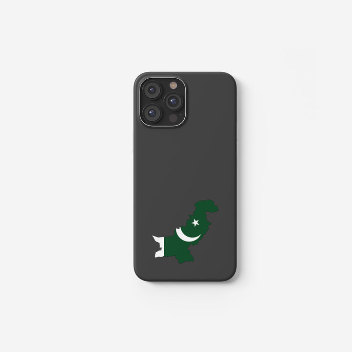 Pakistan Handyhülle mit Länderkarte & Nationalwappen – personalisierbar & stilvoll