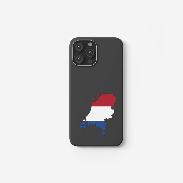 Niederlande Handyhülle mit Länderkarte & Nationalwappen – personalisierbar & hochwertig