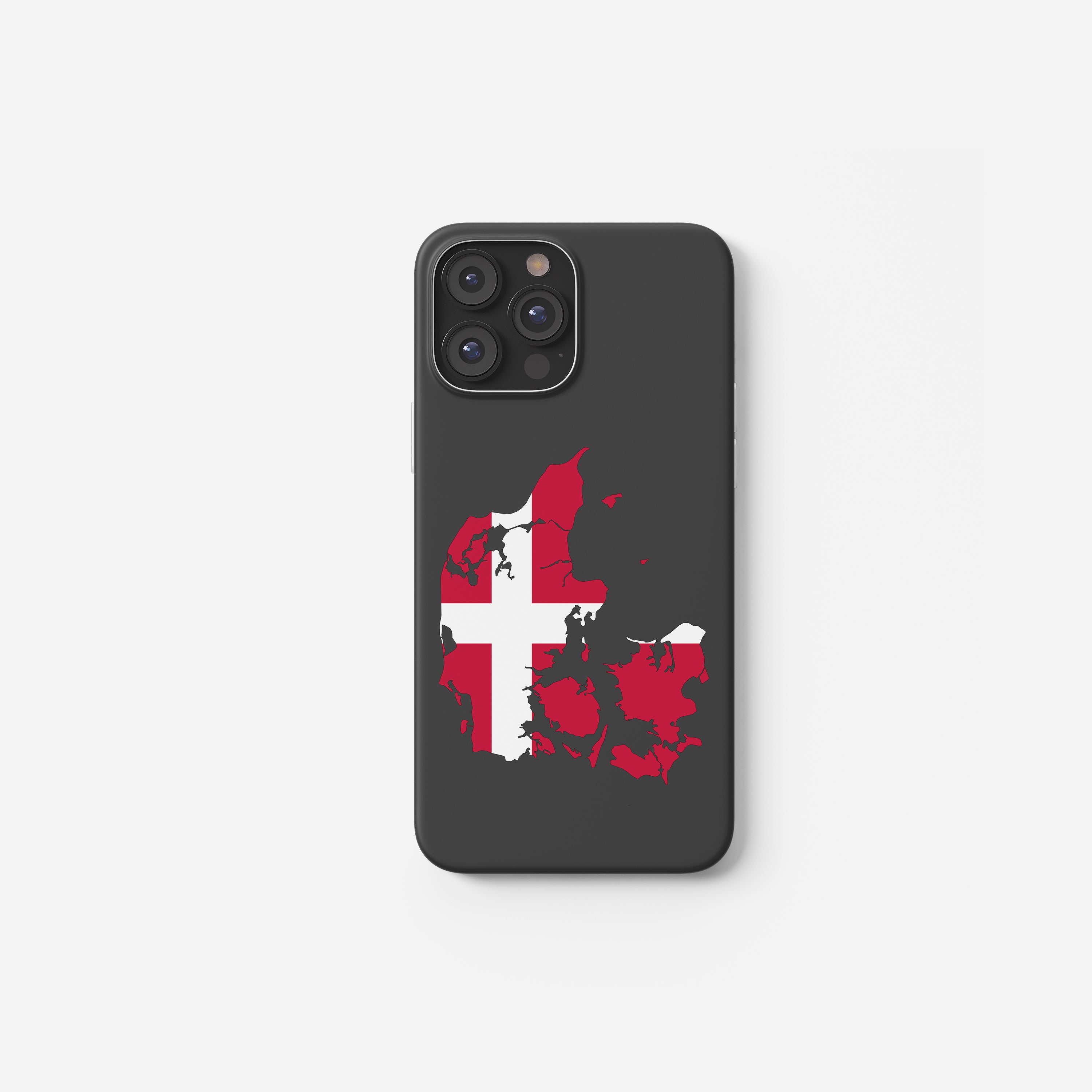 Dänemark Handyhülle mit Länderkarte & Nationalwappen