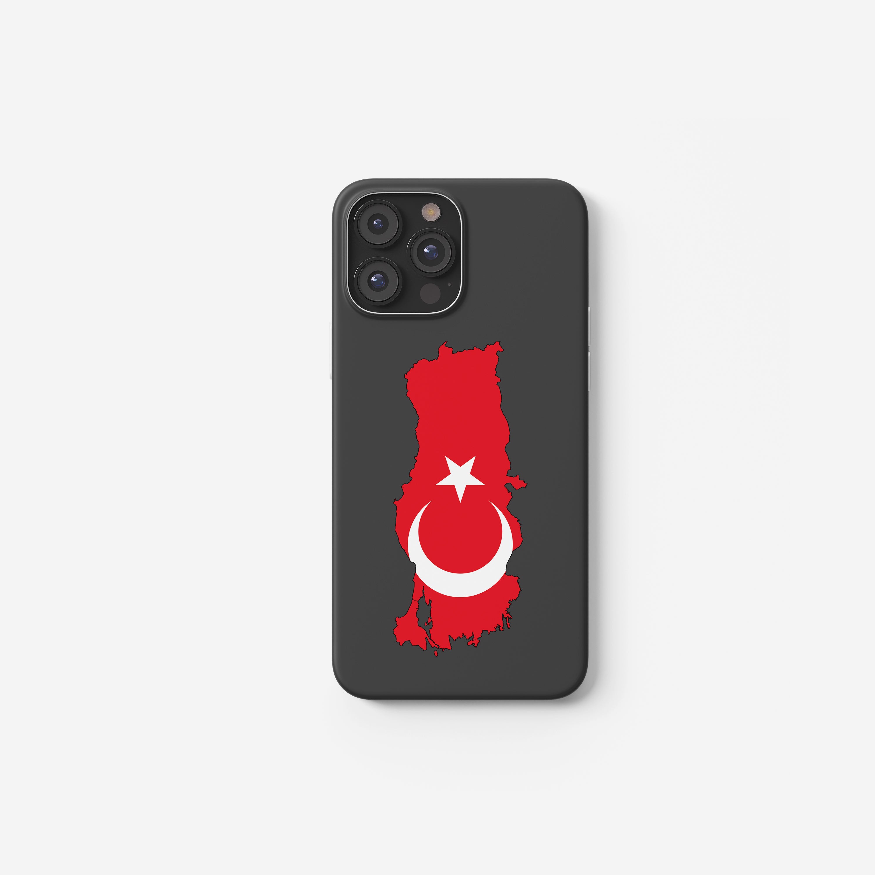 Handyhülle Türkei mit Länderkarte & Nationalwappen – personalisiert & stilvoll